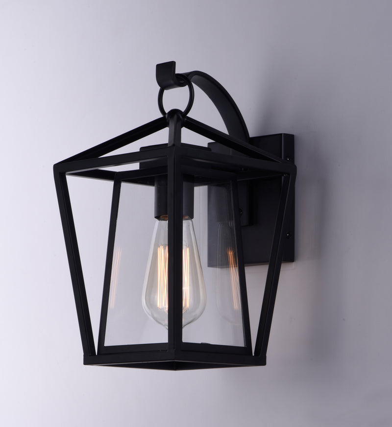 Maxim 3174CLBK Artisan 1 Light Outdoor Wall Mount | Black