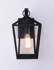 Maxim 3174CLBK Artisan 1 Light Outdoor Wall Mount | Black
