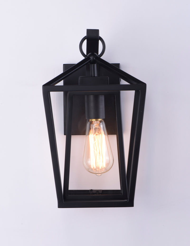 Maxim 3174CLBK Artisan 1 Light Outdoor Wall Mount | Black