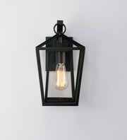 Maxim 3175CLBK Artisan 1 Light Outdoor Wall Mount | Black