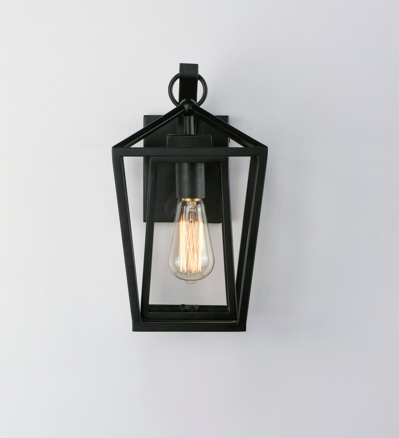Maxim 3175CLBK Artisan 1 Light Outdoor Wall Mount | Black