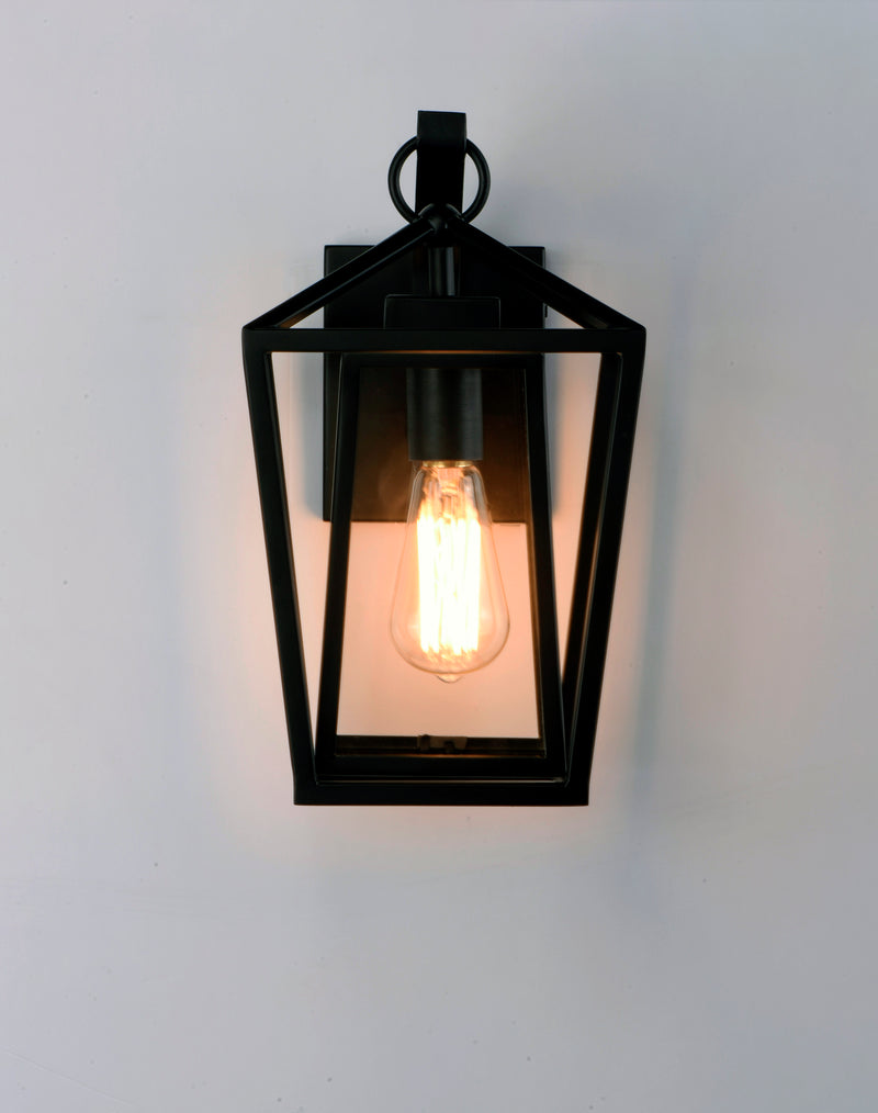 Maxim 3175CLBK Artisan 1 Light Outdoor Wall Mount | Black