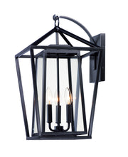 Maxim 3176CLBK Artisan 3 Light Outdoor Wall Sconce | Black