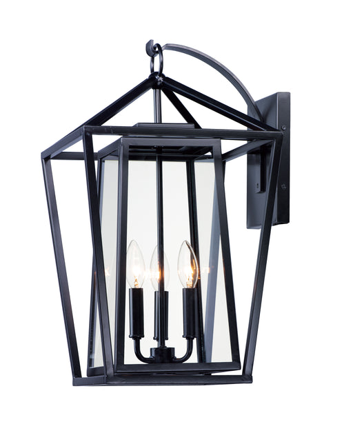 Maxim 3176CLBK Artisan 3 Light Outdoor Wall Sconce | Black