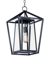 Maxim 3178CLBK Artisan 1 Light Outdoor Pendant | Black