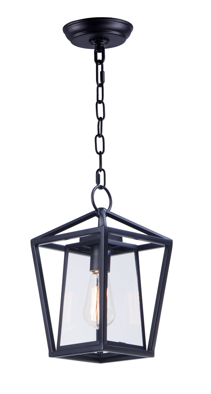 Maxim 3179CLBK Artisan 1 Light Outdoor Pendant | Black