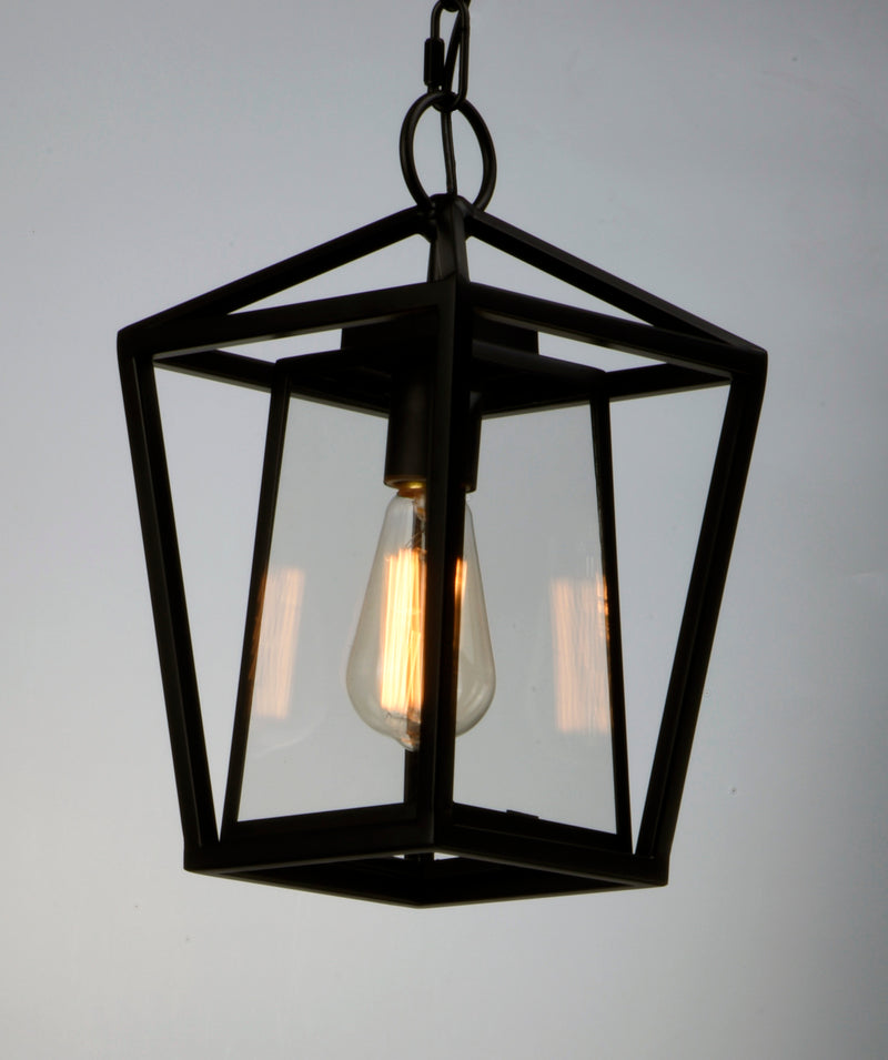 Maxim 3179CLBK Artisan 1 Light Outdoor Pendant | Black