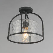 Maxim 31841WGBS Del Mar 1 Light Semi Flush Pendant | Blacksmith