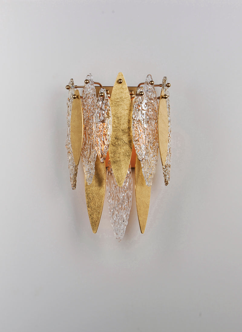 Maxim 32322CLCMPGL Majestic 3 Light Wall Sconce | Gold Leaf