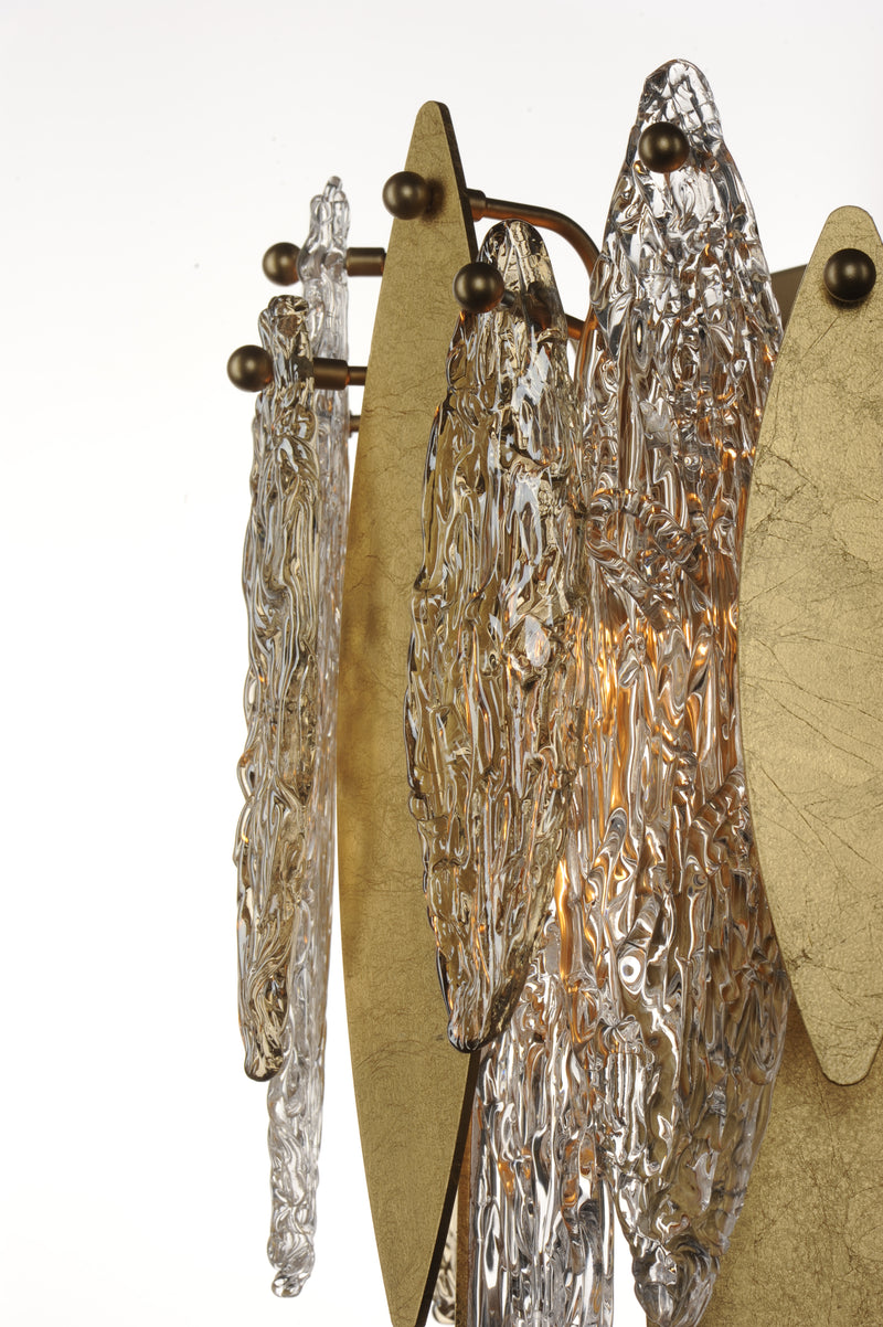 Maxim 32322CLCMPGL Majestic 3 Light Wall Sconce | Gold Leaf
