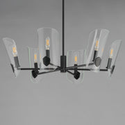 Maxim 32356CLBK Armory 6 Light Chandelier | Black
