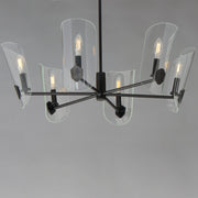Maxim 32356CLBK Armory 6 Light Chandelier | Black