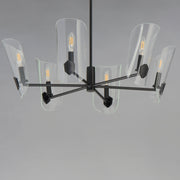 Maxim 32356CLBK Armory 6 Light Chandelier | Black