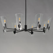 Maxim 32358CLBK Armory 8 Light Chandelier | Black