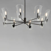 Maxim 32358CLBK Armory 8 Light Chandelier | Black
