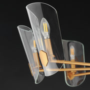 Maxim 32358CLNAB Armory 8 Light Chandelier | Natural Aged Brass