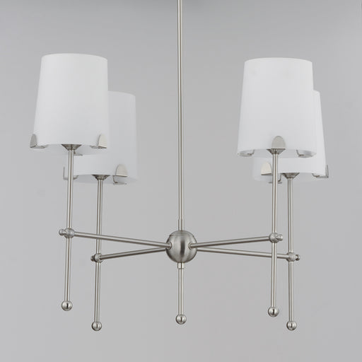 Maxim 32364WTSN Huntington 4 Light Chandelier | Satin Nickel