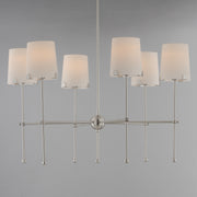 Maxim 32366WTSN Huntington 6 Light Chandelier | Satin Nickel