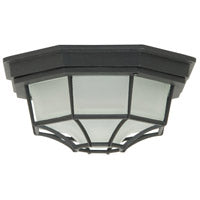 Craftmade Z390-TB Octagonal Bulkhead 1 Light Small Flush/Wall Mount -Textured Black