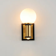 Maxim 32482SWBKNAB San Simeon 2 Light LED Wall Sconce | Black / Natural Aged Brass