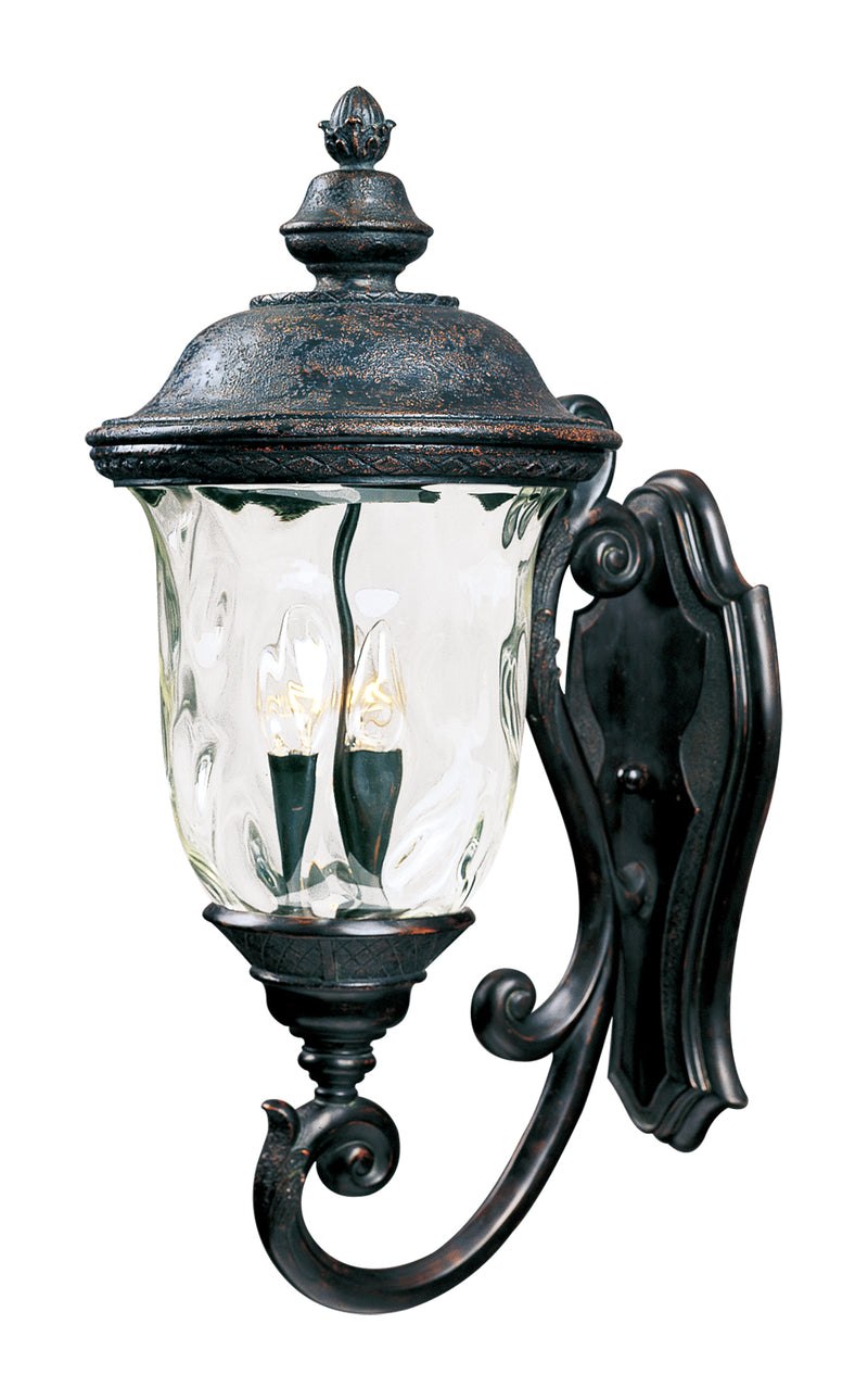 Maxim 3424WGOB Carriage House DC 3 Light Outdoor Wall Lantern | Oriental Bronze