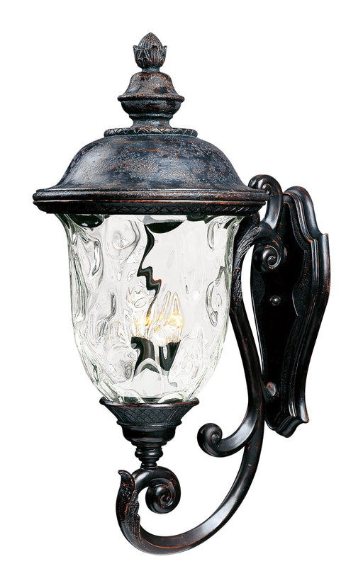 Maxim 3425WGOB Carriage House DC 3 Light Outdoor Wall Lantern | Oriental Bronze