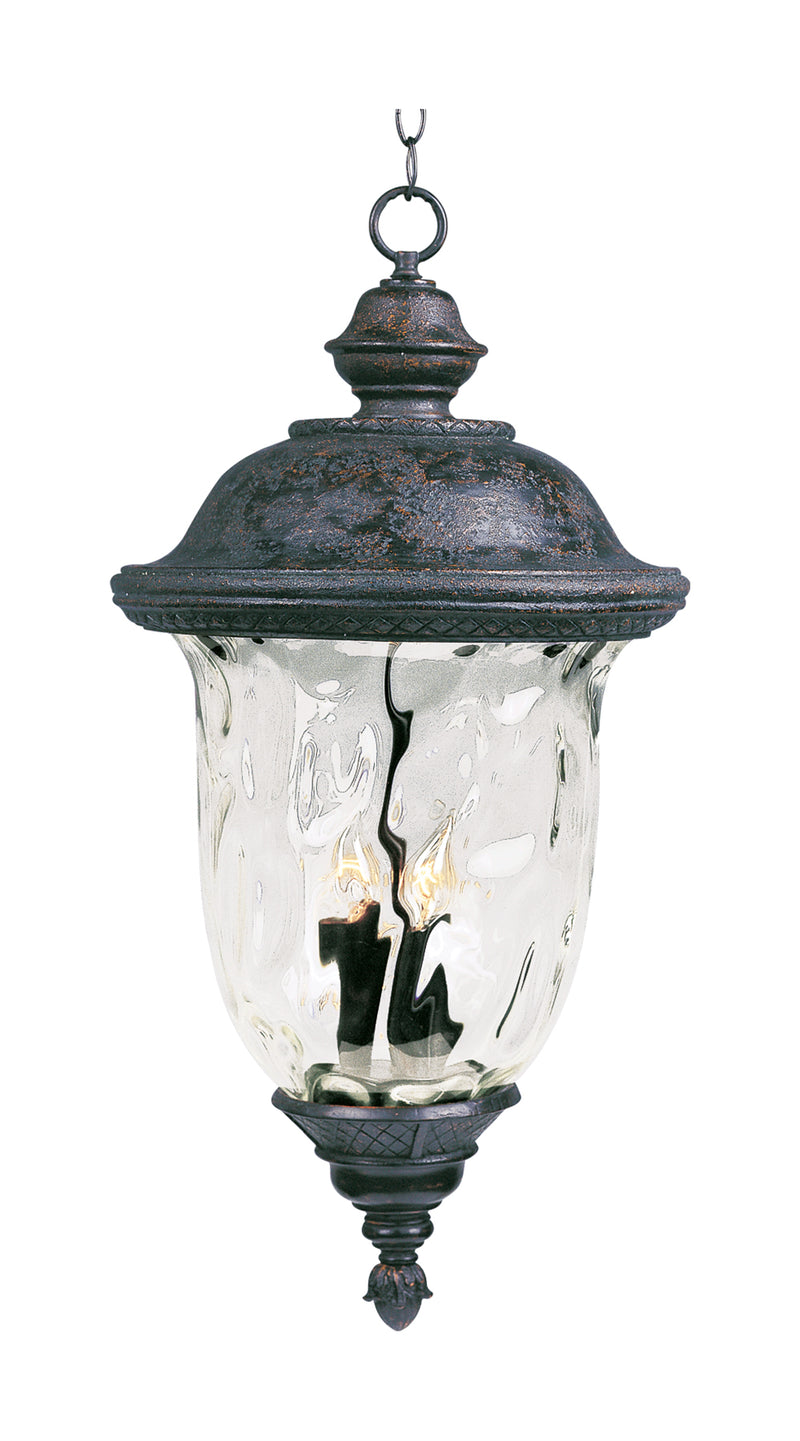 Maxim 3428WGOB Carriage House DC 3 Light Outdoor Hanging Lantern | Oriental Bronze