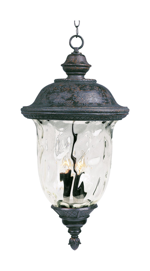 Maxim 3428WGOB Carriage House DC 3 Light Outdoor Hanging Lantern | Oriental Bronze