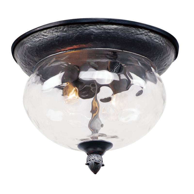 Maxim 3429WGOB Carriage House DC 2 Light Outdoor Ceiling Mount | Oriental Bronze