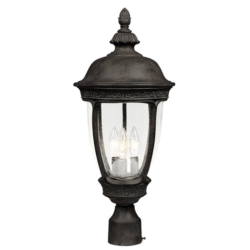 Maxim 3461CDSE Knob Hill Cast 3 Light Outdoor Pole/Post Lantern | Sienna
