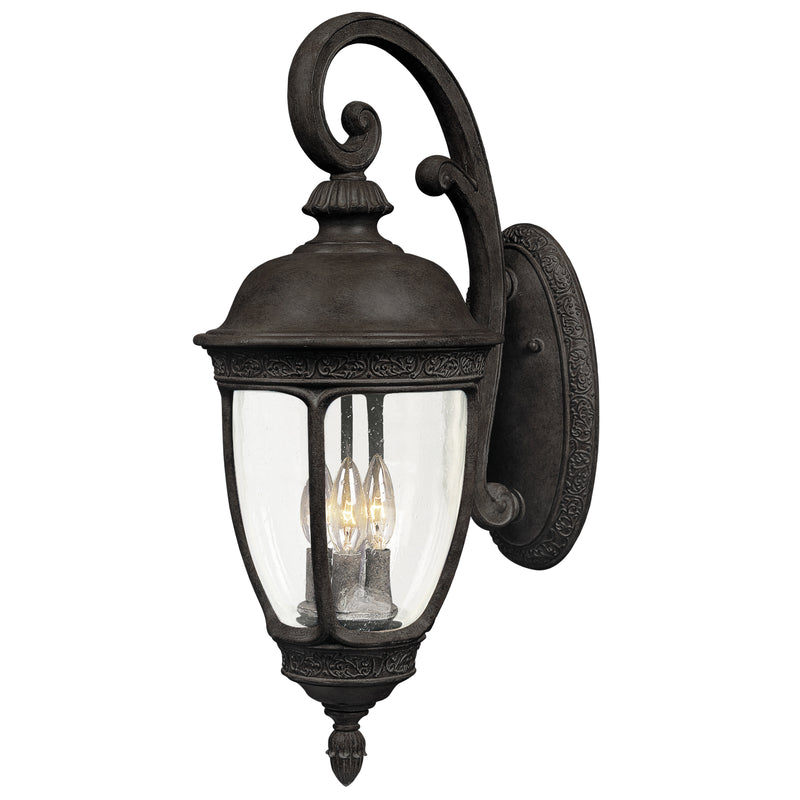 Maxim 3464CDSE Knob Hill Cast 3 Light Outdoor Wall Lantern | Sienna