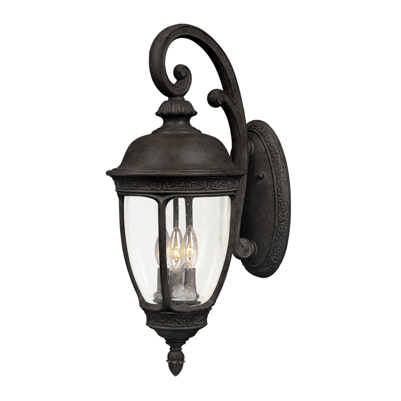 Maxim 3466CDSE Knob Hill Cast 3 Light Outdoor Wall Lantern | Sienna