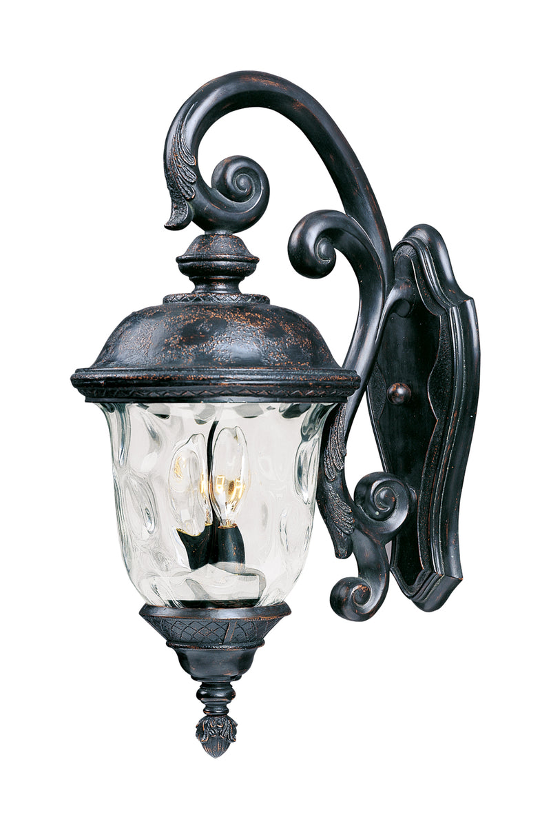 Maxim 3497WGOB Carriage House DC 3 Light Outdoor Wall Lantern | Oriental Bronze