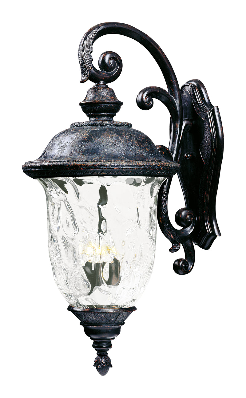 Maxim 3498WGOB Carriage House DC 3 Light Outdoor Wall Lantern | Oriental Bronze