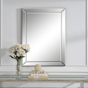 Vistella Mirror | Modern Rectangle Frameless Bathroom Vanity Mirror Mounted Vertical or Horizontal (30 in. W x 40 in. H x 1 in. D)