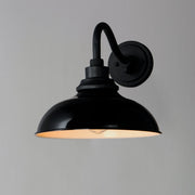 Maxim 35114GBBK Granville 1 Light Outdoor Wall Sconce | Gloss Black / Black