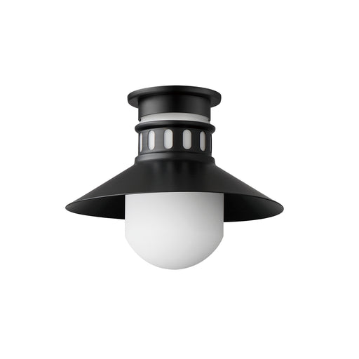 Maxim 35120SWBK Admiralty 1 Light Outdoor Flush Mount | Black