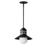 Maxim 35121SWBK Admiralty 1 Light Outdoor Pendant | Black