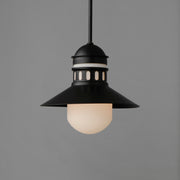 Maxim 35121SWBK Admiralty 1 Light Outdoor Pendant | Black