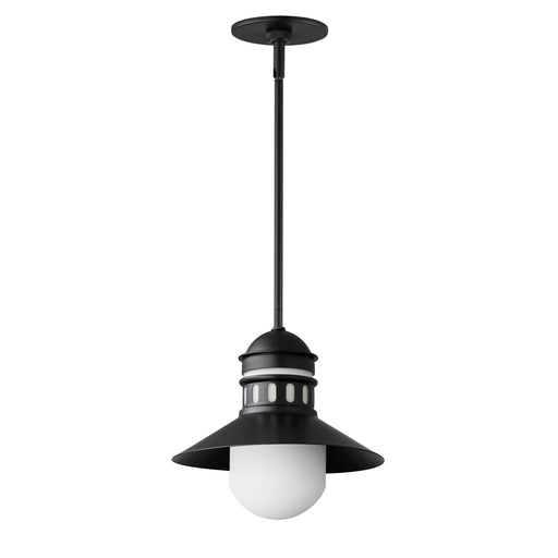 Maxim 35121SWBK Admiralty 1 Light Outdoor Pendant | Black
