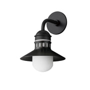 Maxim 35122SWBK Admiralty 1 Light Outdoor Wall Sconce | Black