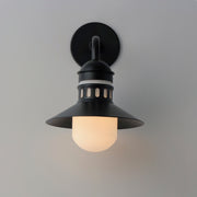 Maxim 35122SWBK Admiralty 1 Light Outdoor Wall Sconce | Black