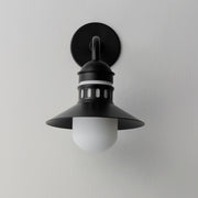 Maxim 35122SWBK Admiralty 1 Light Outdoor Wall Sconce | Black