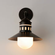 Maxim 35124SWBK Admiralty 1 Light Outdoor Wall Sconce | Black