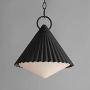 Maxim 35131WTBK Odette 13" Pendant | Black