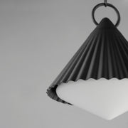 Maxim 35131WTBK Odette 13" Pendant | Black