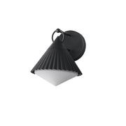 Maxim 35132WTBK Odette 10" Wall Sconce | Black