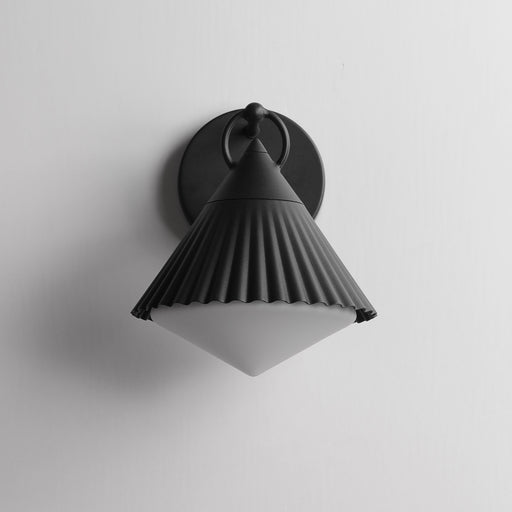 Maxim 35132WTBK Odette 10" Wall Sconce | Black