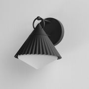 Maxim 35132WTBK Odette 10" Wall Sconce | Black