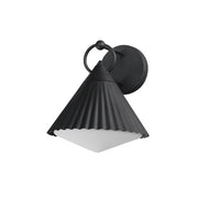 Maxim 35134WTBK Odette 12" Wall Sconce | Black